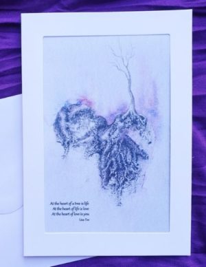 Misty Mauve Poem – Card