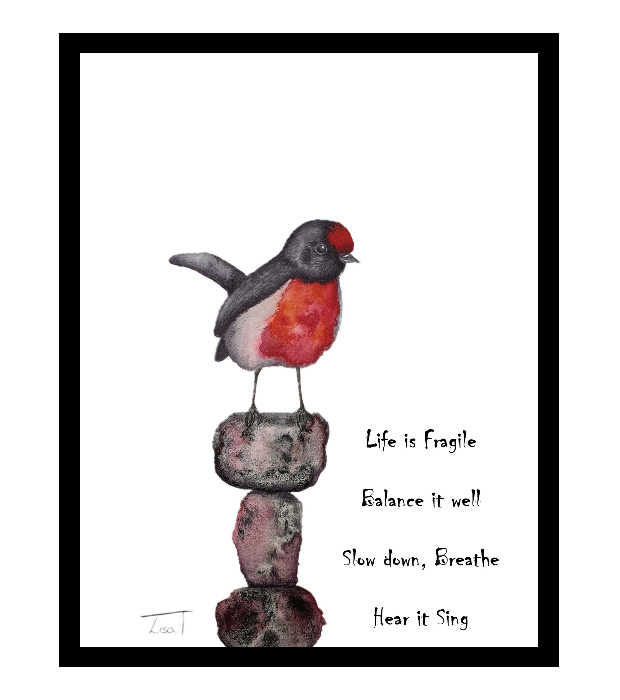 Life Is Fragile Brenna Lisa Tee Artistry
